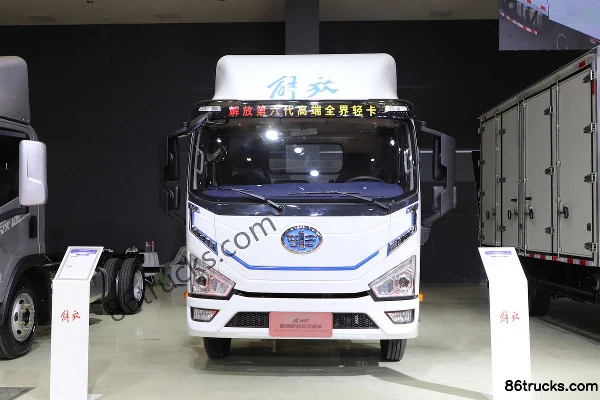 FAW Jiefang Hu 6G édition standard 4X2(6 roues) 4,05 m cabine simple camion frigorifique électrique pur CATL 120,27 kWh Extérieur (2) | 86Tr