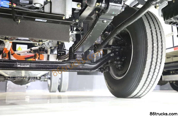 FAW Jiefang Hu 6G édition standard 4X2(6 roues) 4,05 m cabine simple camion frigorifique électrique pur CATL 120,27 kWh Châssis (3) | 86Truc
