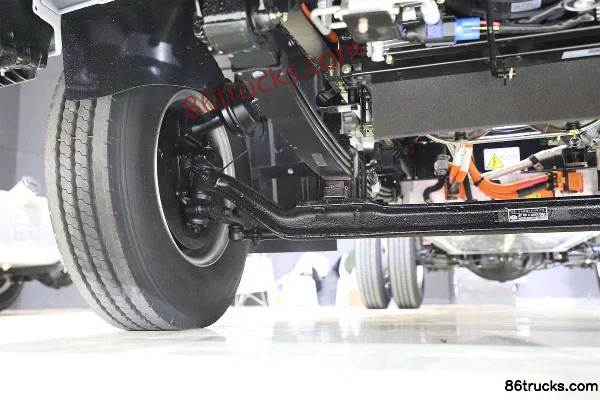 FAW Jiefang Hu 6G édition standard 4X2(6 roues) 4,05 m cabine simple camion frigorifique électrique pur CATL 120,27 kWh Châssis (2) | 86Truc