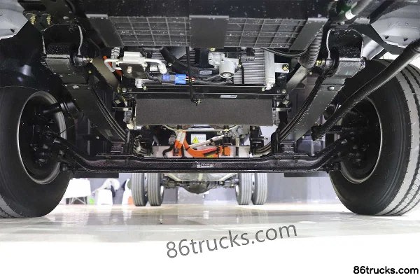 FAW Jiefang Hu 6G édition standard 4X2(6 roues) 4,05 m cabine simple camion frigorifique électrique pur CATL 120,27 kWh Châssis (1) | 86Truc