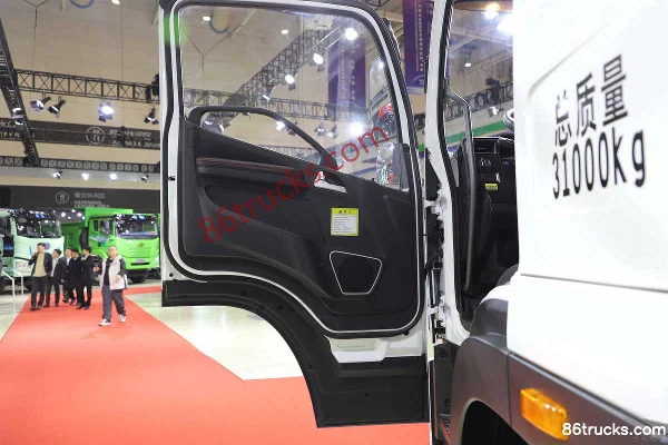 FAW Jiefang Qingdao JK6 Lightweight 8X4(12 wheels) Pure Electric Mixer Truck Chassis 350kWh Cab (1) | 86Trucks