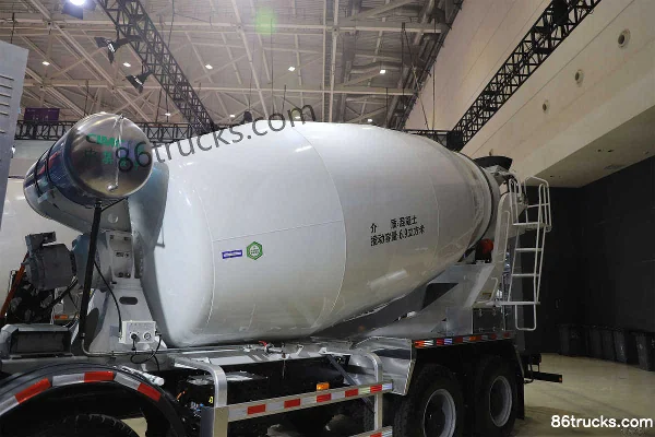 FAW Jiefang J6L 8X4(12 wheels) 7.08 m³ Electric Concrete Mixer Truck 350kwh Body (1) | 86Trucks