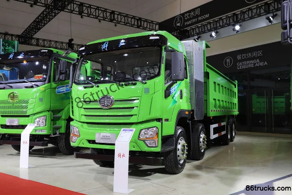 FAW Jiefang Qingdao JK6 8X4(12 roues) camion benne 100% électrique 6,8 m Extérieur (3) | 86Trucks