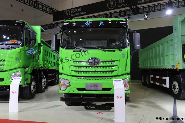 FAW Jiefang Qingdao JK6 8X4(12 roues) camion benne 100% électrique 6,8 m Extérieur (2) | 86Trucks