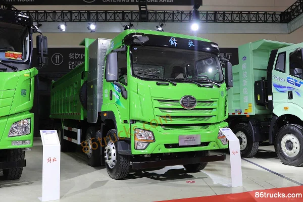 FAW Jiefang Qingdao JK6 8X4(12 wheels) 6.8m Pure Electric Dump Truck Exterior