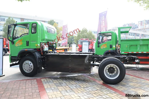 Sinotruk Warrior EM3 18T 4X2(6 wheels) 4.2m Semi-row Pure Electric Dump Truck 180.87kWh Exterior (3) | 86Trucks