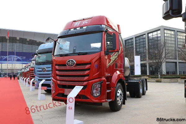 FAW Jiefang J6G 480hp 6X4(10 wheels) LNG Tractor Truck Exterior (3) | 86Trucks