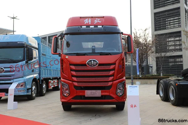 FAW Jiefang J6G 480hp 6X4(10 wheels) LNG Tractor Truck Exterior (2) | 86Trucks