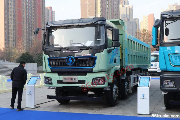 SHACMAN Delong X5000E 8X4(12 wheels) 8.6m Electric Dump Truck 400.61kWh Exterior (3) | 86Trucks