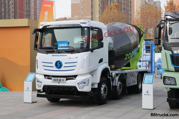 SHACMAN Delong H6000E 8X4(12 wheels) 7.04m³ Electric Concrete Mixer Truck (Zoomlion) Exterior (3) | 86Trucks