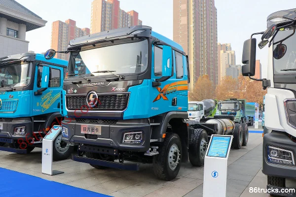 SHACMAN Delong X5000 Highway Standard Edition 460hp 8X4(12 wheels) 7.6m LNG Dump Truck Exterior (3) | 86Trucks