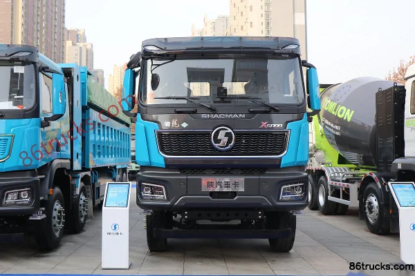 SHACMAN Delong X5000 Highway Standard Edition 460hp 8X4(12 wheels) 7.6m LNG Dump Truck Exterior (2) | 86Trucks