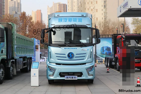 SHACMAN Delong H6000E version allégée 4X2(6 roues) 9,8 m camion porteur fourgon électrique pur CATL 352,08 kWh Extérieur (2) | 86Trucks