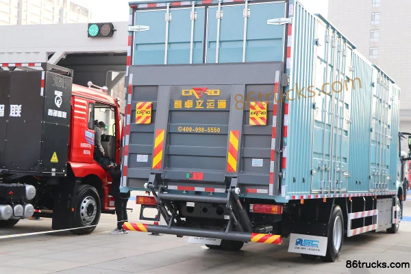 SHACMAN Delong H6000E version allégée 4X2(6 roues) 9,8 m camion porteur fourgon électrique pur CATL 352,08 kWh Châssis (3) | 86Trucks