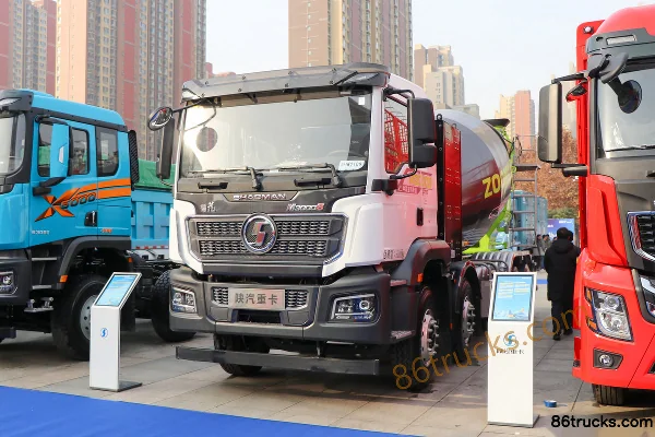 SHACMAN Delong M3000S 8X4(12 wheels) 6.86 m³ Pure Electric Concrete Mixer Truck (Zoomlion Brand) 350.07 kWh Exterior (3) | 86Trucks