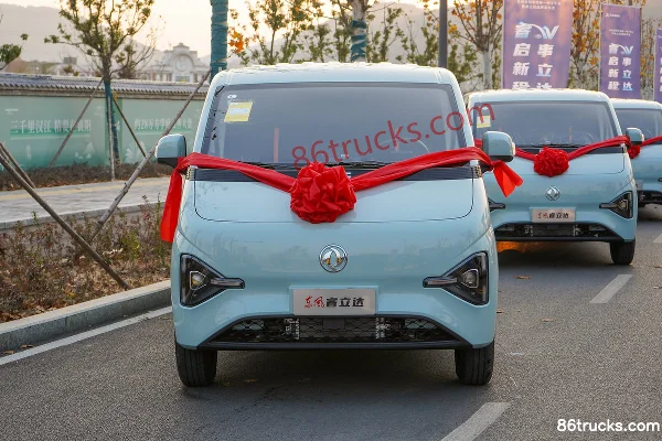 Dongfeng Ruilida V8E 2-seat 5.27m pure electric enclosed van CALB 41.86kWh Exterior (2) | 86Trucks
