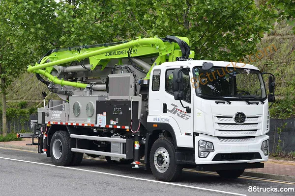 ZOOMLION ZOOMLION FAW Jiefang Qingdao chassis concrete pump truck