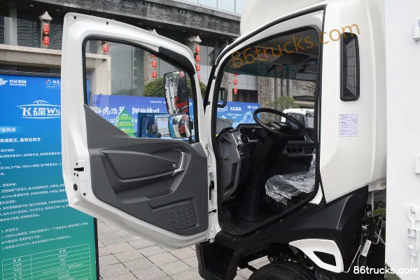 Feidi EW7 4.5T 4.18m Single Row Pure Electric Cargo Box Light Truck 131.98kWh 4X2(6 wheels) Interior (1) | 86Trucks
