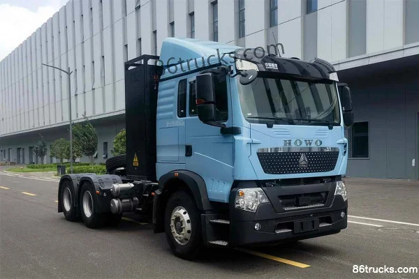 Sinotruk HOWO TX EV Heavy Truck 25T 6X4(10 wheels) Battery Swap Electric Tractor Truck 400kWh Exterior