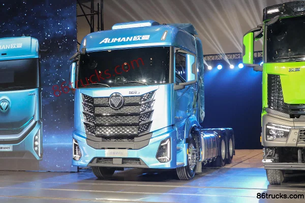 Auman Galaxy 5M 11.8L Diesel 520hp 6X4(10 wheels) ZF 12-Speed AMT Automatic Tractor Truck Exterior (3) | 86Trucks