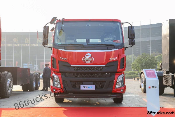 Dongfeng Chenglong H5 400hp 6X2(8 wheels) Car Carrier Truck Exterior (2) | 86Trucks