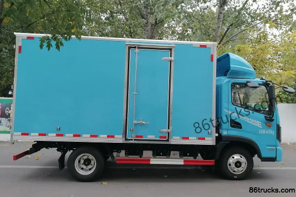 Dongfeng Zhizi EVL2 4X2(6 wheels) 4.15m Single-row Electric Insulated Truck (Huashen HV3E) 100.46kWh Exterior (3) | 86Trucks