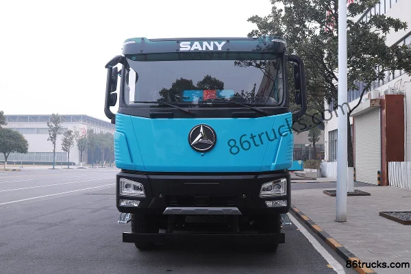 SANY 428 Electric 8X4(12 wheels) 8m Dump Truck CATL 600.92kWh Exterior (2) | 86Trucks
