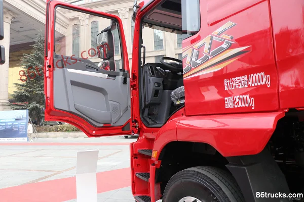 SHACMAN Commercial Vehicle Deyu Q300S 14.8L LNG 540 hp 6X4(10 wheels) Fast Gear 12-speed High Roof Double Sleeper Tractor Truck Cab (1) | 86