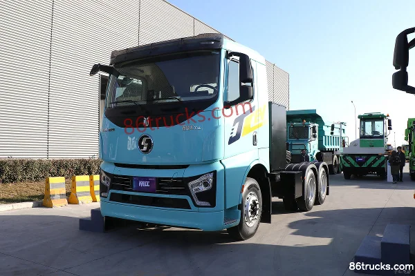 Proton Auto Dijiang Ta 6X4(10 wheels) Pure Electric Tractor Truck 400.619kWh Exterior (3) | 86Trucks