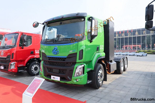 Dongfeng H5 6X4(10 roues) tracteur routier 100% électrique 600.6kWh Extérieur (3) | 86Trucks