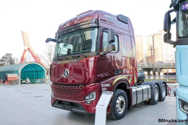 SHACMAN Commercial Vehicle Yan'an S700 12.5L Diesel 600hp 6X4(10 wheels) Eaton 12-Speed AMT Automatic Gearbox Tractor Truck Exterior (3) | 8
