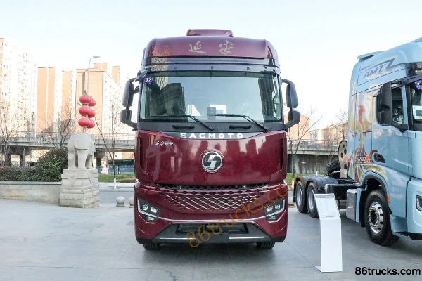 SHACMAN Commercial Vehicle Yan'an S700 12.5L Diesel 600hp 6X4(10 wheels) Eaton 12-Speed AMT Automatic Gearbox Tractor Truck Exterior (2) | 8