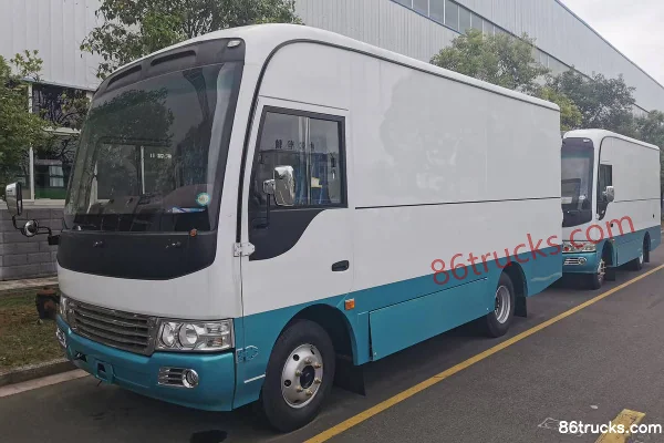 Dongfeng 5.99m Pure Electric Refrigerated Truck CATL 81.144kWh 4X2(6 wheels) Exterior (2) | 86Trucks