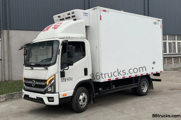 Zhongyidi 4X2(6 roues) 4.07m simple cabine Kaijie M électrique pur camion frigorifique EVE 82kWh Extérieur (3) | 86Trucks