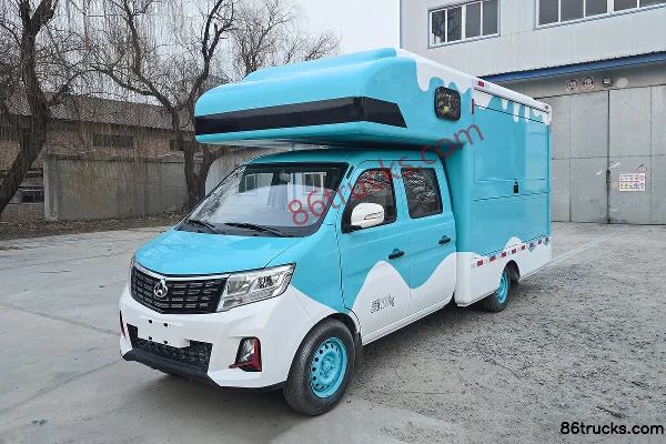 Changan Kuayue Xinbao T3 PLUS 1.6L Gasoline 122hp 4X2(6 wheels) 2.8m Double Row Sales Van Exterior (2) | 86Trucks