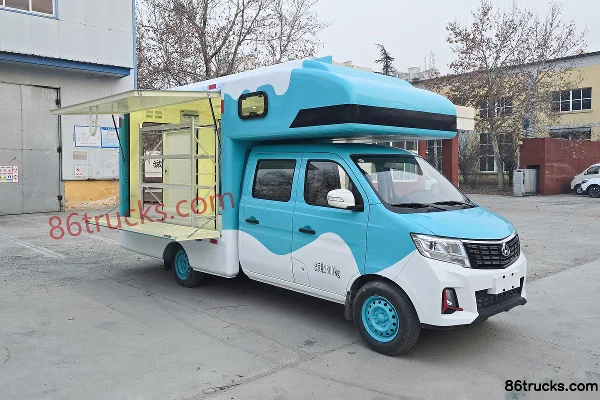 Changan Kuayue Xinbao T3 PLUS 1.6L Gasoline 122hp 4X2(6 wheels) 2.8m Double Row Sales Van Cab (2) | 86Trucks