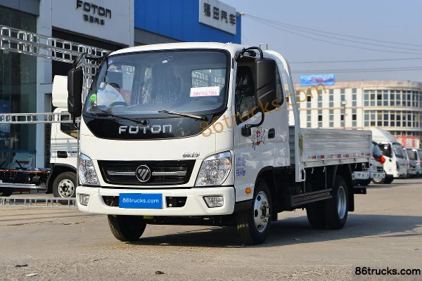Foton Aoling Jieyun Youth Invincible Edition 146hp 4X2(6 wheels) 3.25m semi-row flatbed light truck Exterior (3) | 86Trucks