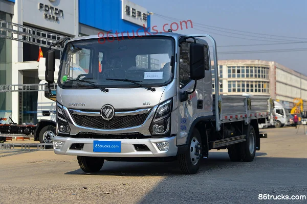 Foton Aoling Huangfeng MINI 170ch 4X2(6 roues) 4.8m rangée décalée camion porteur à ridelles Extérieur (3) | 86Trucks