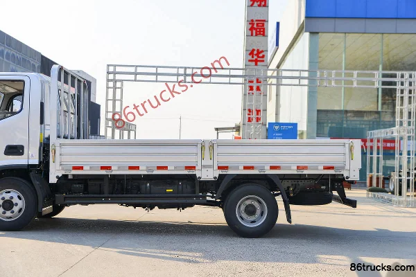 Foton Ollin New Jieyun édition jeunesse Pro 155 ch 4X2(6 roues) camion léger plateau ridelles 4,17 m cabine simple (WLY 8 vitesses) Carrosse