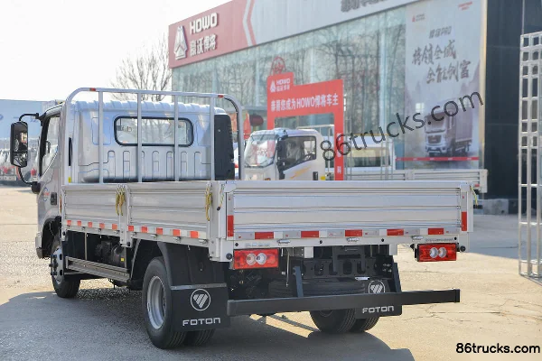 Foton Ollin New Jieyun édition jeunesse Pro 155 ch 4X2(6 roues) camion léger plateau ridelles 4,17 m cabine simple (WLY 8 vitesses) Carrosse
