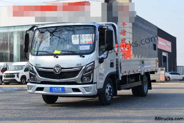 Foton Ollin New Jieyun Youth Invincible Edition Pro 151hp 4X2(6 wheels) 4.17m Single Row Flatbed Light Truck Exterior (3) | 86Trucks