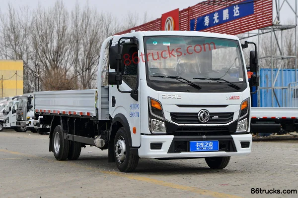 Dongfeng K6 2.0L Gasoline 150 hp 4X2(6 wheels) Dongan 5-speed Narrow Body 4.02m Single-row Flatbed Light Truck Exterior