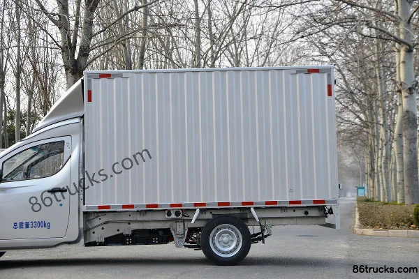 Lingshi Auto Golden Mini Truck 3.3T 3.17m single-row pure electric van micro truck 53.58kWh 4X2(6 wheels) Body (2) | 86Trucks