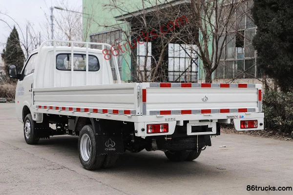 Changan Kuayue D5EV Luxury 3.5T 4.02m Single Row Pure Electric Flatbed Micro Truck 55.64kWh 4X2(6 wheels) Body (3) | 86Trucks