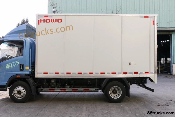 Sinotruk HOWO Tongshuai 4.5T 4.15m Single Row Pure Electric Van Light Truck 100.46kWh 4X2(6 wheels) Body (1) | 86Trucks