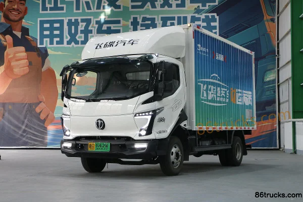 Feidi Mantianfei 4X2(6 wheels) 4.15m single-row plug-in hybrid range-extended box light truck CATL 100.96kWh Exterior (3) | 86Trucks