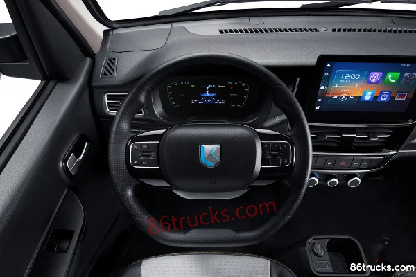 Lanqing X1 3.7m cabine simple électrique pur plateau petit camion Weichai 56.09kWh 4X2(6 roues) (1) | 86Trucks