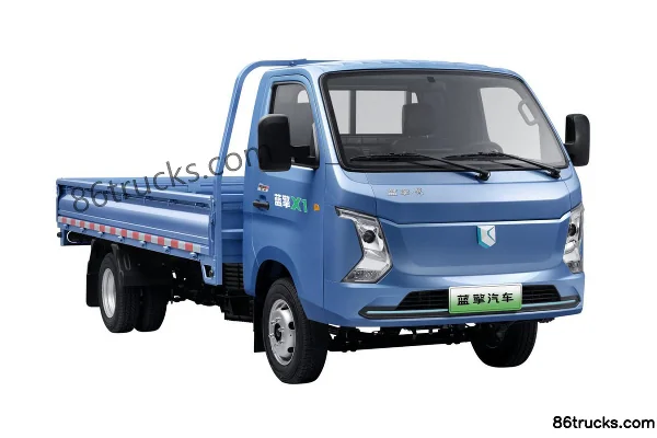 Lanqing X1 3.7m cabine simple électrique pur plateau petit camion Weichai 56.09kWh 4X2(6 roues) Extérieur