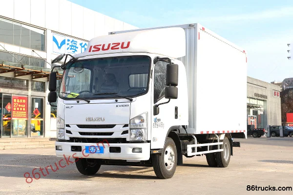 Qingling Isuzu KV100 120 hp 4X2(6 wheels) 3.83m Semi-Cab Van Light Truck (Air Brake) (China VI) Exterior (3) | 86Trucks