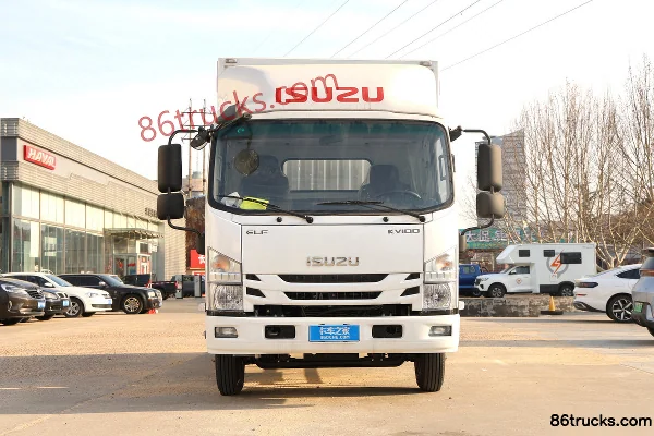 Qingling Isuzu KV100 120 hp 4X2(6 wheels) 3.83m Semi-Cab Van Light Truck (Air Brake) (China VI) Exterior (2) | 86Trucks